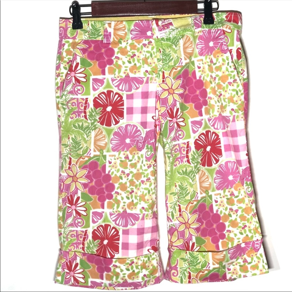 Lilly Pulitzer Bermudas Palm Beach Fit Juice Stand